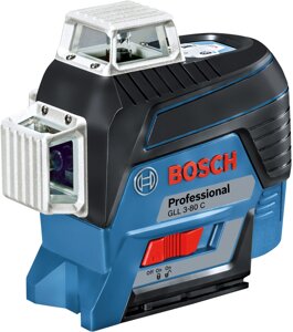 Лазерный уровень Bosch GLL 3-80 C + вкладка под L-BOXX (0.601.063. R00)
