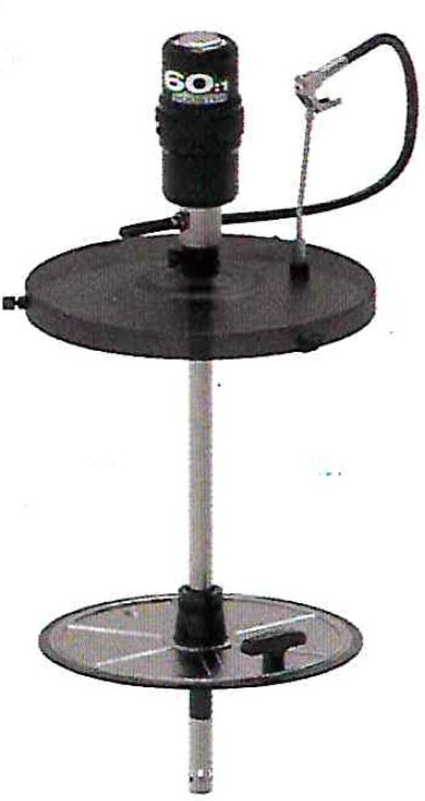 Мобильный пневматический солидолонагнетатель с насосом 60:1 для бочек 12-16 кг от компании АльПром - фото 1