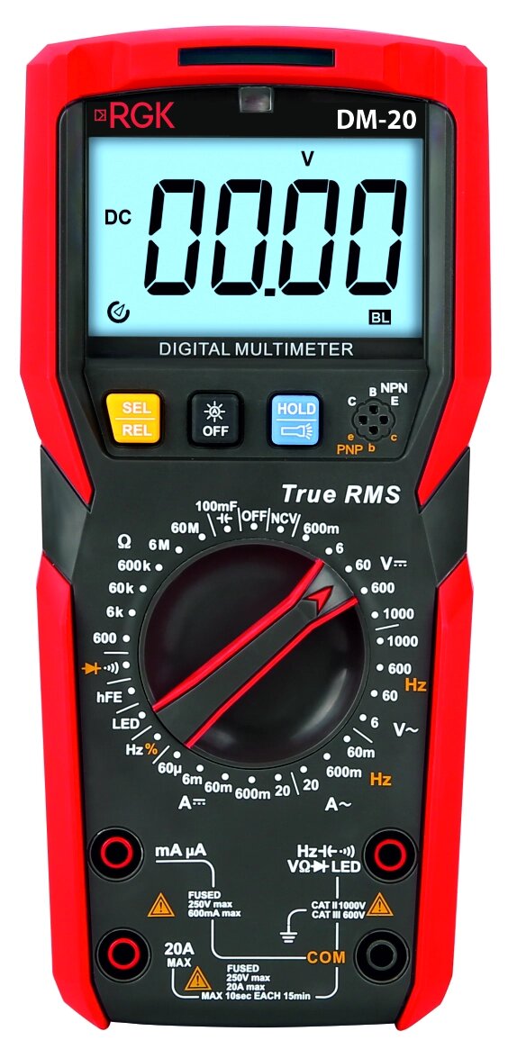 Мультиметр RGK DM-20 от компании АльПром - фото 1