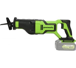 Пила сабельная аккумуляторная GREENWORKS GD24RS (24V, бесщ., без АКБ и ЗУ) 1200407