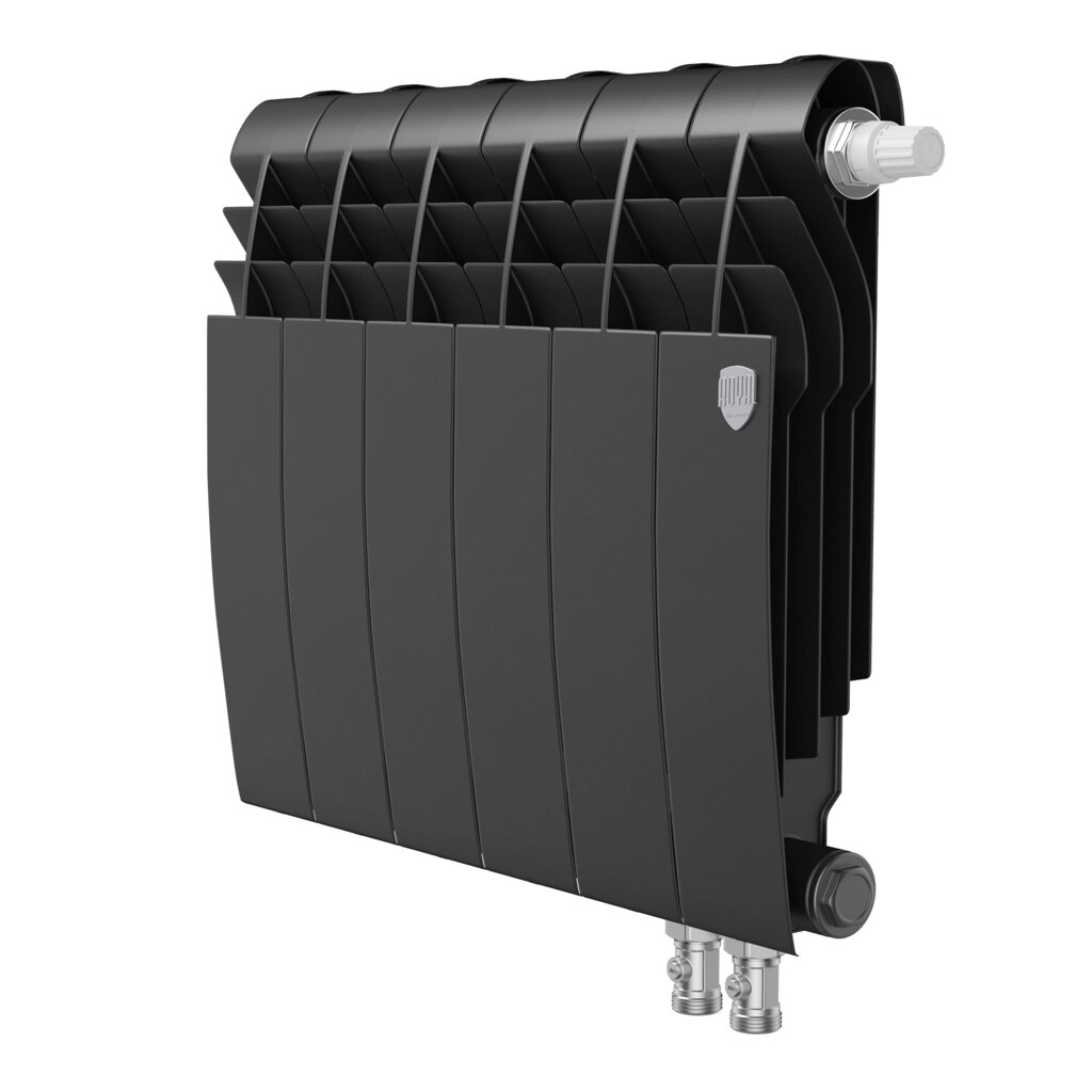Радиатор Royal Thermo BiLiner 350 /Noir Sable VR - 6 секц. от компании АльПром - фото 1