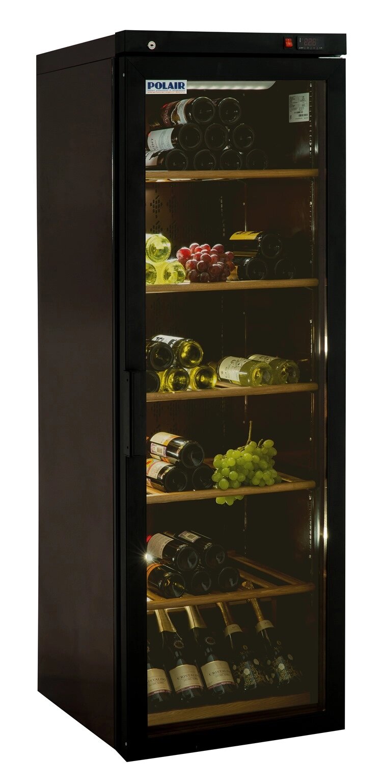 Шкаф холодильный для экспозиции и хранения вина POLAIR DW104-Bravo от компании АльПром - фото 1