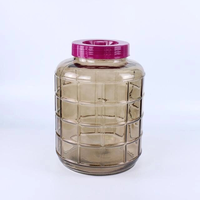 Банка (бутыль) стеклянная объёмом 15 литров с гидрозатвором, темная от компании Labdevices - Лабораторное оборудование и посуда - фото 1