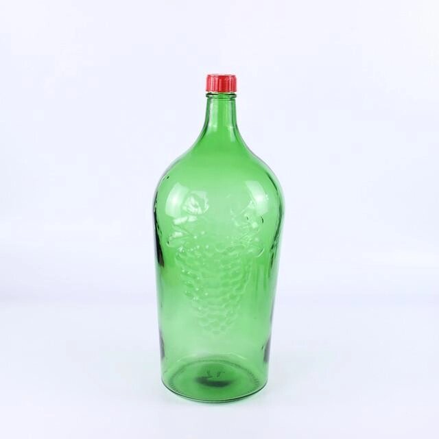 Бутыль винная 7 литров "ПУЗАН", зеленое стекло от компании Labdevices - Лабораторное оборудование и посуда - фото 1