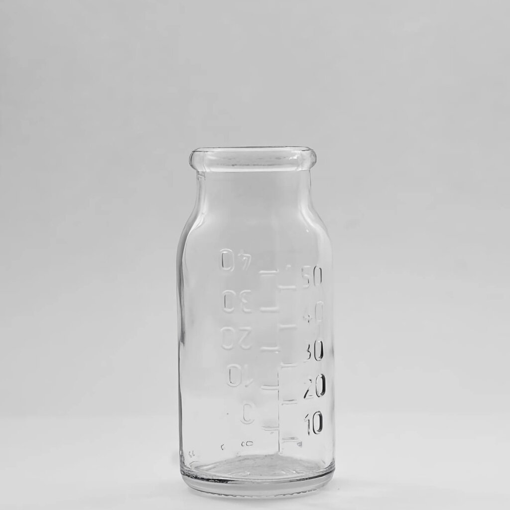 Бутылка стеклянная 50 мл для крови, трансфузионных и инфузионных препаратов, G34, без пробки, упаковка 170 шт от компании Labdevices - Лабораторное оборудование и посуда - фото 1