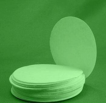 Фильтры обеззоленные "Зелёная лента" 100 шт (20 уп по 100 шт), диаметр 70 мм от компании Labdevices - Лабораторное оборудование и посуда - фото 1