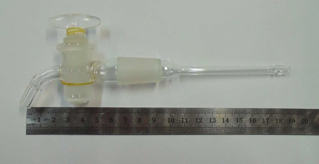 Клапан стеклянный к роторному испарителю МАЛЫШ от компании Labdevices - Лабораторное оборудование и посуда - фото 1