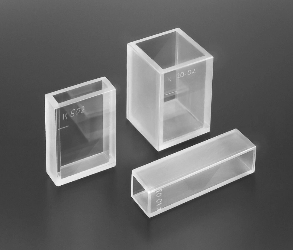 Кювета 10x10 мм, прозрачные стенки от компании Labdevices - Лабораторное оборудование и посуда - фото 1