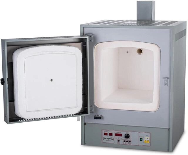 Муфельная печь 50 л, +200/+1100 °C, с одноступенчатым микропроцессорным терморегулятором и вытяжкой от компании Labdevices - Лабораторное оборудование и посуда - фото 1