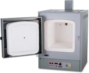Муфельная печь 50 л,200/1100 °C, с одноступенчатым микропроцессорным терморегулятором и вытяжкой
