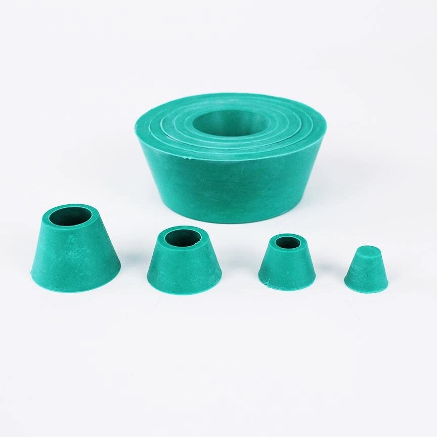 Набор резиновых прокладок для колб Бунзена 8 шт от компании Labdevices - Лабораторное оборудование и посуда - фото 1