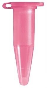 Пробирки микроцентрифужная (эппендорфа) 1,5 мл с делениями, цвет розовый, полипропилен, Италия, fl medical, 500 шт/упак