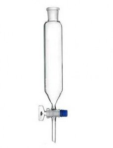 Воронка делительная ВД-1-100 мл, цилиндрическая, стекл. кран, (ГОСТ 25336-82)