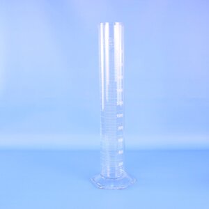 Цилиндр мерный 1-2000-2, 2000 мл, со стеклянным основанием, с носиком, белая шкала, (ГОСТ 1770-74)