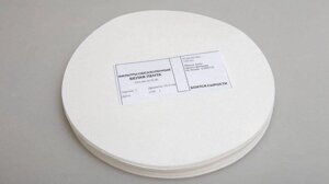 Фильтры обеззоленные "Белая лента" 100 шт/упак, диаметр 220 мм
