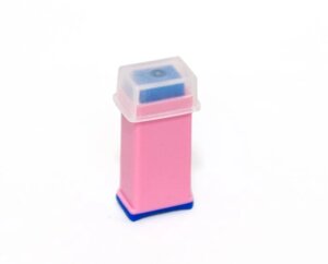 Ланцет автоматический для детей 21G. глубина прокола 1,8 мм, розовый, 100 шт/упак