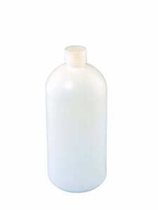 Бутылка из полиэтилена (ПЭ) 100 мл, с винтовой крышкой и прокладкой., 1 уп - 10 шт