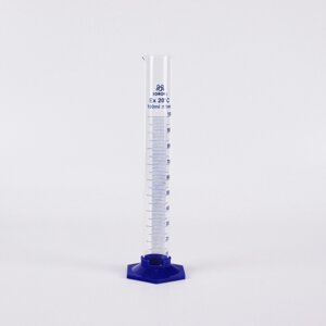 Цилиндр мерный 5drops 3-100-2, 100 мл, с пластиковым основанием, с носиком, градуированный
