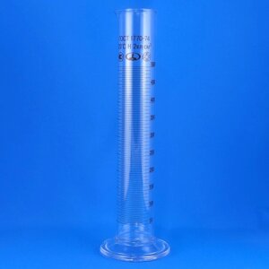 Цилиндр мерный 1-500-2, 500 мл, со стеклянным основанием, с носиком