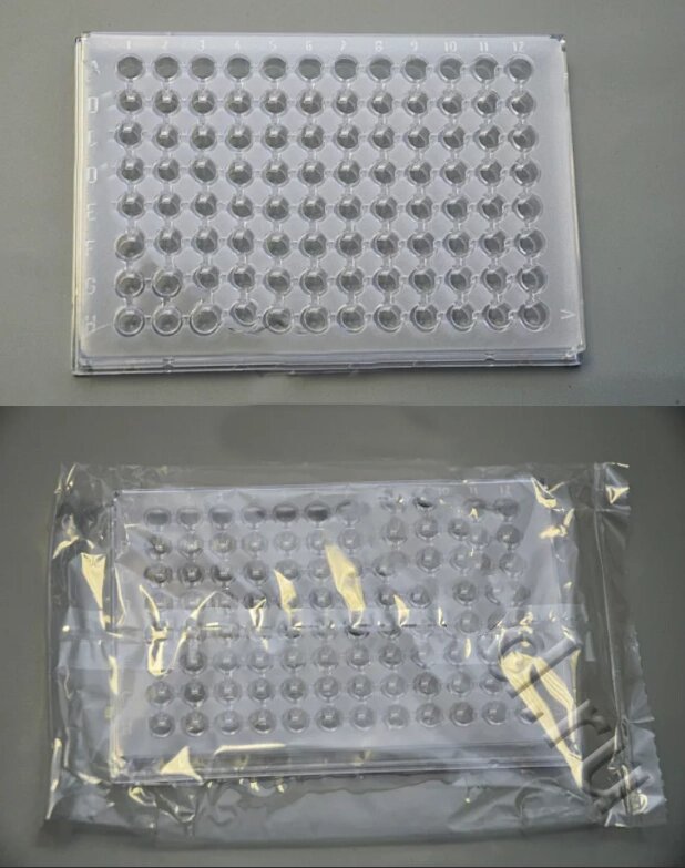 Планшет 96 лунок, для лабораторных исследований "П"- образн. дно, БЕЗ крышки, п/с, в инд. НЕ стерильной упаковке, 10 от компании Labdevices - Лабораторное оборудование и посуда - фото 1