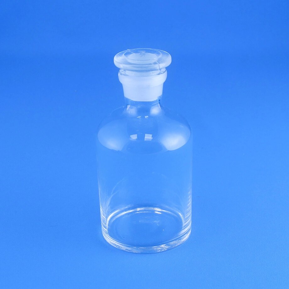 Склянка (штанглас) 5drops, 250 мл, светлое стекло, с притёртой пробкой, узкое горло от компании Labdevices - Лабораторное оборудование и посуда - фото 1