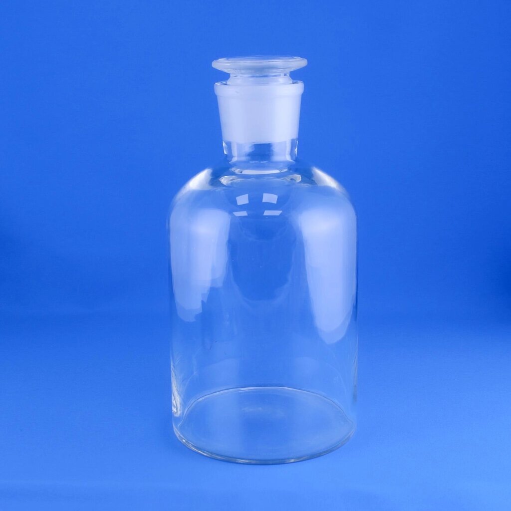 Склянка (штанглас) 5drops, 5000 мл, светлое стекло, с притёртой пробкой, узкое горло от компании Labdevices - Лабораторное оборудование и посуда - фото 1