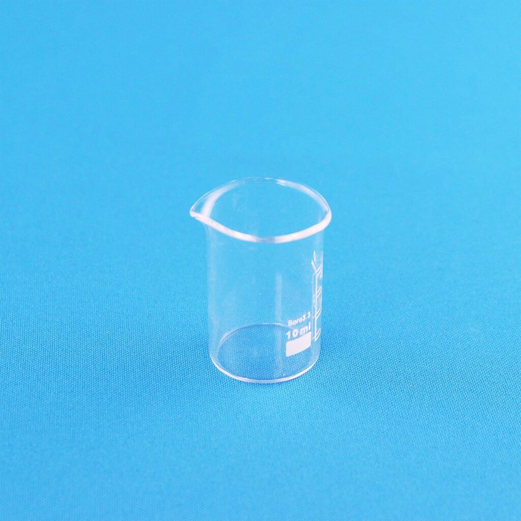 Стакан лабораторный низкий 5drops Н-1-10, 10 мл, стекло Boro 3.3, градуированный от компании Labdevices - Лабораторное оборудование и посуда - фото 1