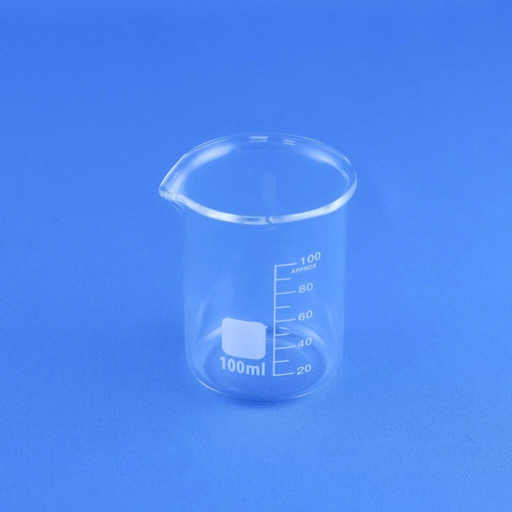 Стакан лабораторный низкий 5drops Н-1-100, 100 мл, стекло Boro 3.3, градуированный от компании Labdevices - Лабораторное оборудование и посуда - фото 1