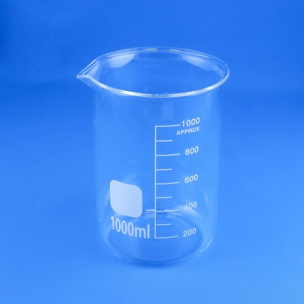Стакан лабораторный низкий 5drops Н-1-1000, 1000 мл, стекло Boro 3.3, градуированный от компании Labdevices - Лабораторное оборудование и посуда - фото 1