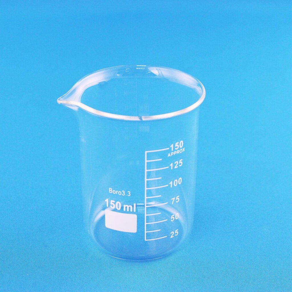 Стакан лабораторный низкий 5drops Н-1-150, 150 мл, стекло Boro 3.3, градуированный от компании Labdevices - Лабораторное оборудование и посуда - фото 1