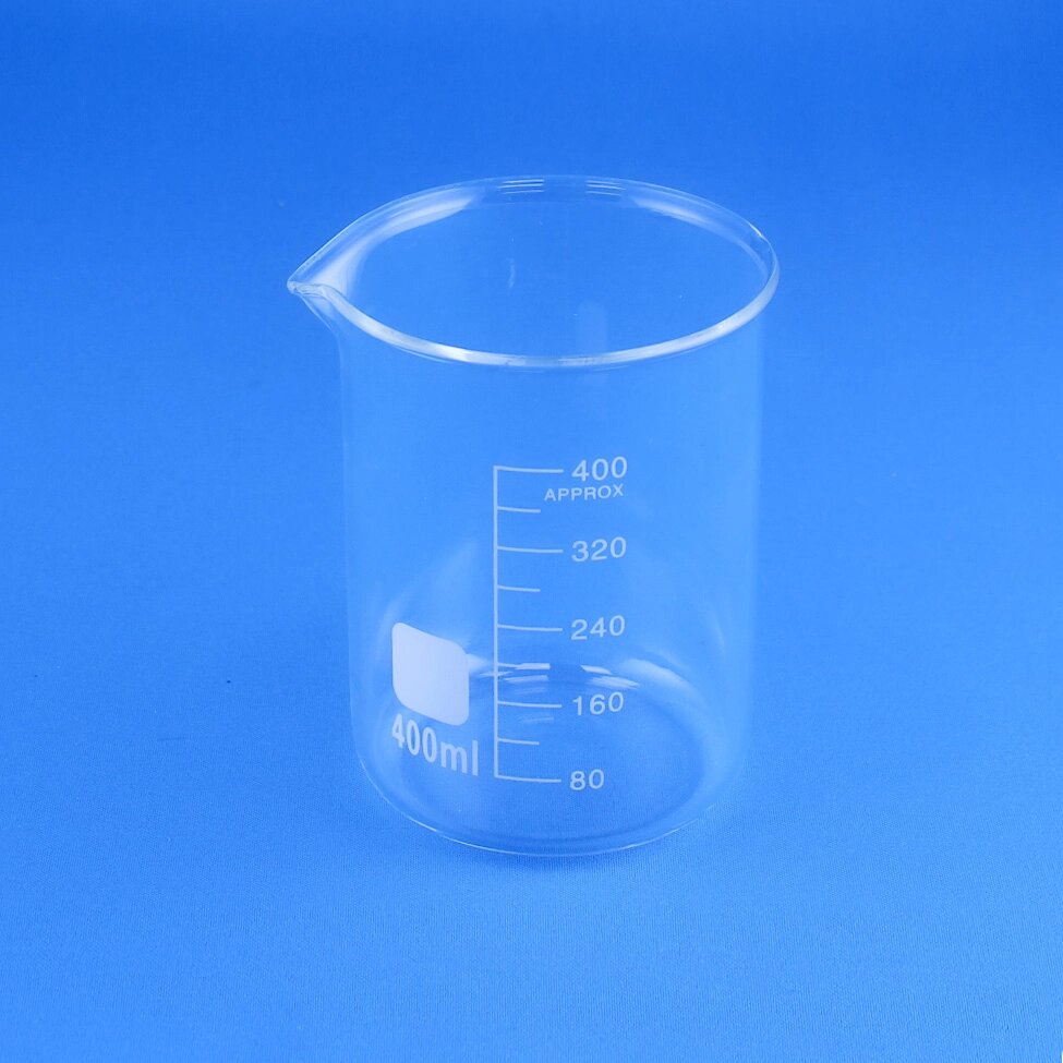 Стакан лабораторный низкий 5drops Н-1-400, 400 мл, стекло Boro 3.3, градуированный от компании Labdevices - Лабораторное оборудование и посуда - фото 1