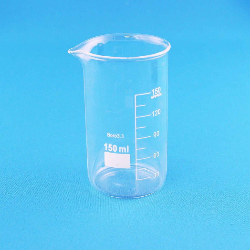 Стакан лабораторный высокий 5drops В-1-150, 150 мл, стекло Boro 3.3, градуированный от компании Labdevices - Лабораторное оборудование и посуда - фото 1