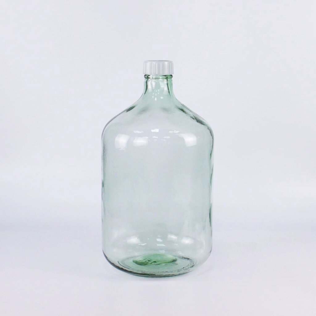 Стеклянная бутыль СССР, 10 л Зеленая от компании Labdevices - Лабораторное оборудование и посуда - фото 1