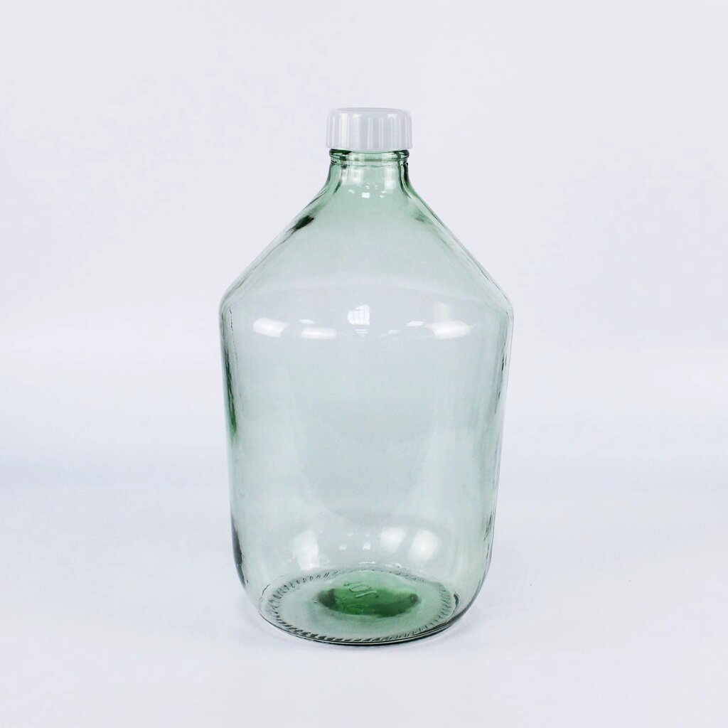 Стеклянная бутыль СССР, 15л Зеленая от компании Labdevices - Лабораторное оборудование и посуда - фото 1