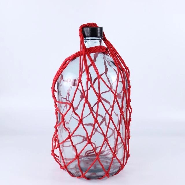 Сумка-сетка (Авоська), для переноски бутылей 10-20 л, красная от компании Labdevices - Лабораторное оборудование и посуда - фото 1