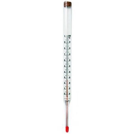 Термометр ТТЖ-П (-35...+50)°С - 160/66 ц. д 1., метилкарбитол. от компании Labdevices - Лабораторное оборудование и посуда - фото 1