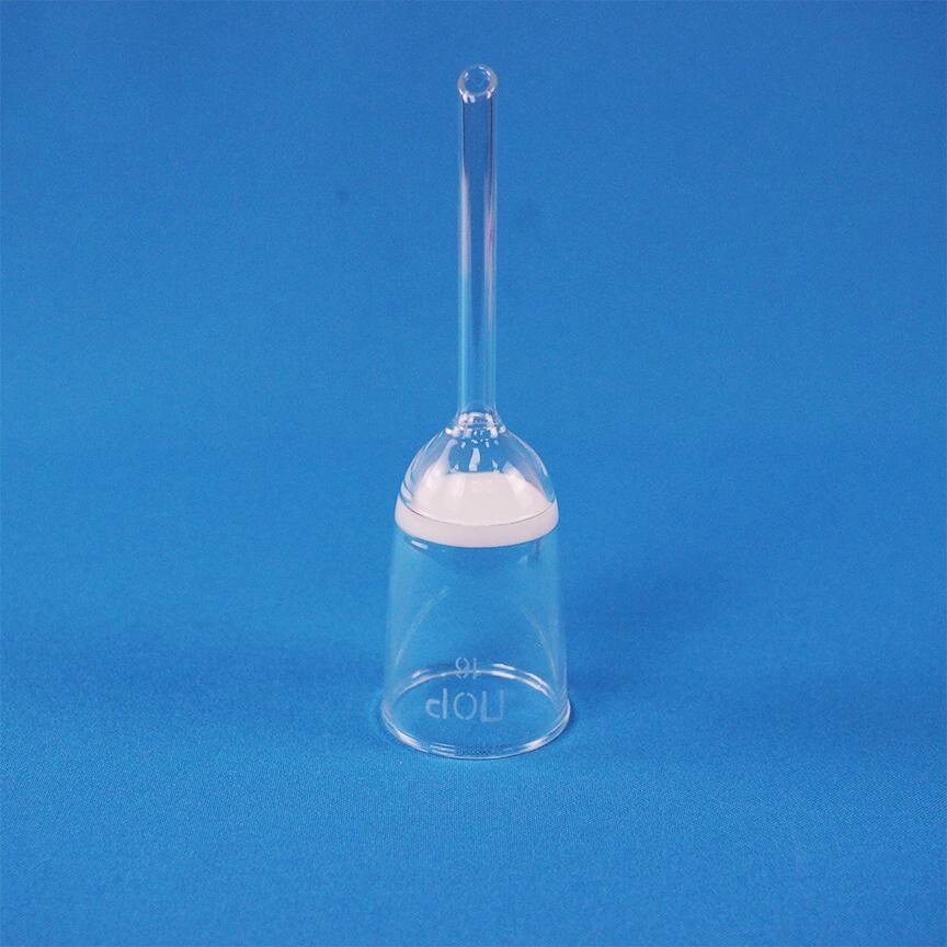 Воронка фильтровальная лабораторная (Шотта), диаметр 32 мм, пор. 16 мкм, без шлифа от компании Labdevices - Лабораторное оборудование и посуда - фото 1