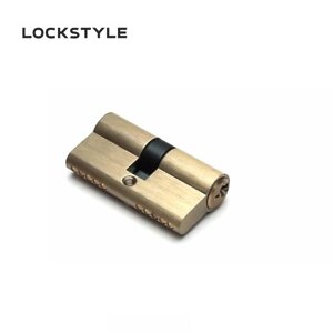 Цилиндровый механизм LOCKSTYLE C30X30DN (SB матовое золото)