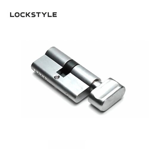 Цилиндровый механизм LOCKSTYLE C30X30KN SC (матовый хром)