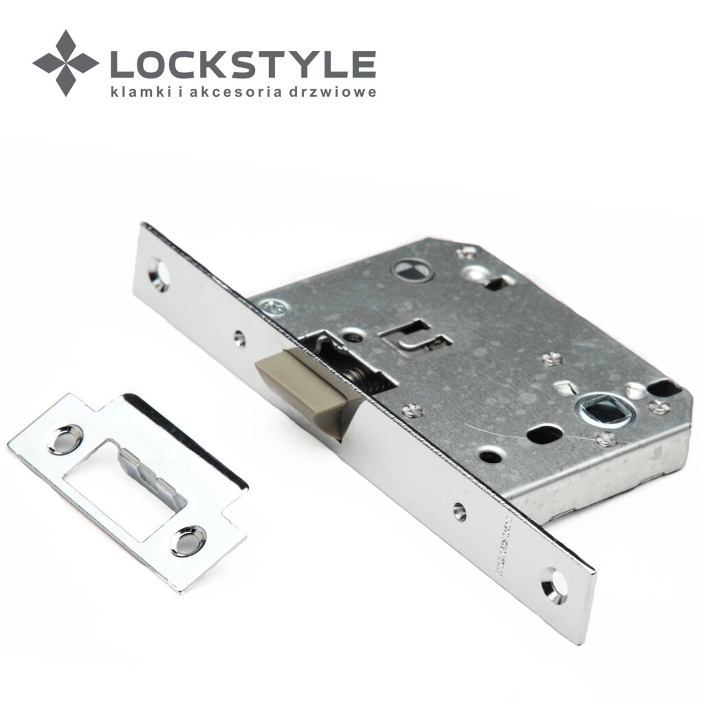 Механизм дверной врезной LOCKSTYLE 170PVC CP хром от компании "Локстайл-Россия"- стильная фурнитура для дверей и мебели - фото 1