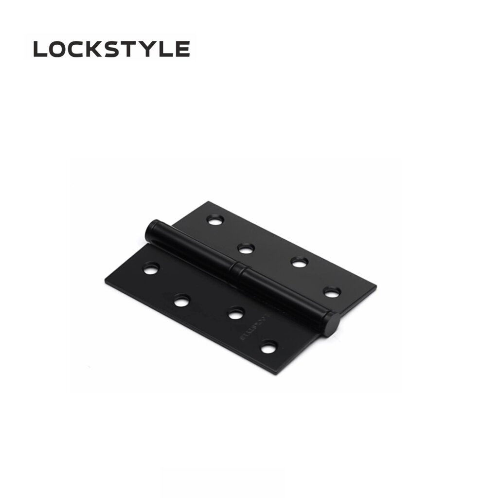 Петля дверная LOCKSTYLE 4 AL6-R черный матовый, правая  (с шариковыми подшипниками) от компании "Локстайл-Россия"- стильная фурнитура для дверей и мебели - фото 1