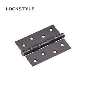 Петля дверная LOCKSTYLE 4 BBN-F черный матовый никель, универсальная