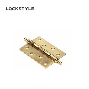 Петля дверная LOCKSTYLE 4 GB-C матовое золото, универсальная