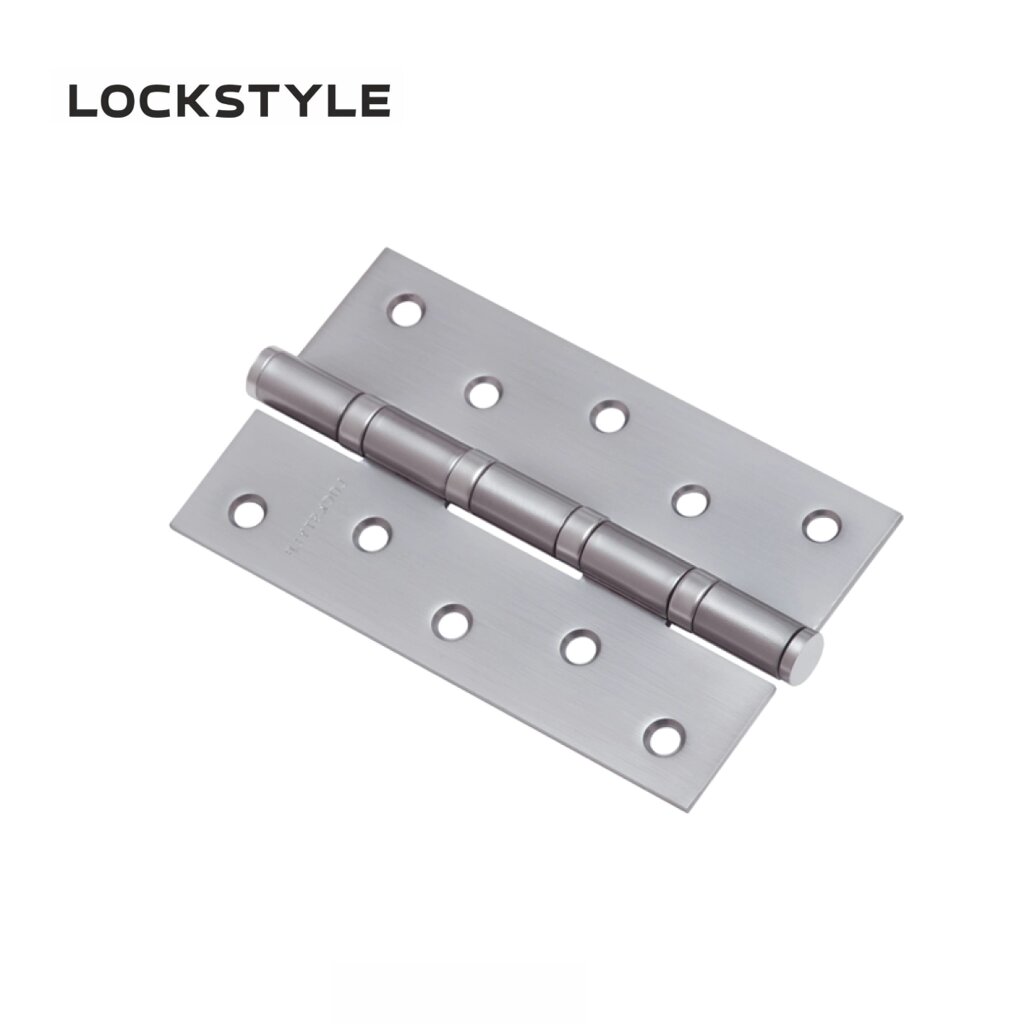 Петля дверная LOCKSTYLE 5 CBM-F матовый хром, универсальная  (с шариковыми подшипниками) от компании "Локстайл-Россия"- стильная фурнитура для дверей и мебели - фото 1