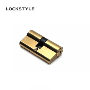 Цилиндровый механизм LOCKSTYLE C30X30DC PB (золото) в Смоленской области от компании "Локстайл-Россия"- стильная фурнитура для дверей и мебели