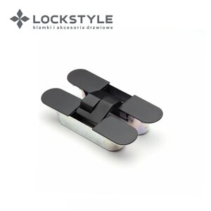 Петля скрытая 3D LOCKSTYLE , модель ECLIPSE 3.0 комплект BLACK (черный) в Смоленской области от компании "Локстайл-Россия"- стильная фурнитура для дверей и мебели