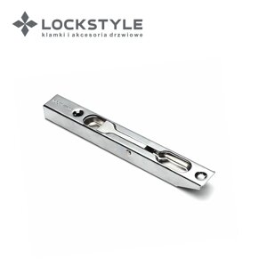 Ригель потайной LOCKSTYLE FB140 CP (хром) в Смоленской области от компании "Локстайл-Россия"- стильная фурнитура для дверей и мебели