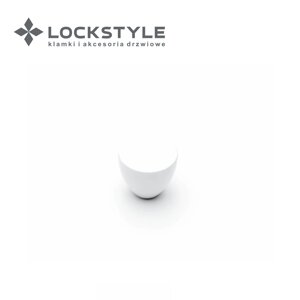Ручка-кнопка мебельная SYSTEM SY1904 0026 цвет AL315 (белый матовый) в Смоленской области от компании "Локстайл-Россия"- стильная фурнитура для дверей и мебели