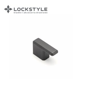 Крючок A7106 010 PC27 (антрацит) серия CARLI в Смоленской области от компании "Локстайл-Россия"- стильная фурнитура для дверей и мебели