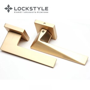 Ручки дверные LOCKSTYLE MIRAGE BB ( матовое золото) в Смоленской области от компании "Локстайл-Россия"- стильная фурнитура для дверей и мебели